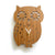 Wall clock owl